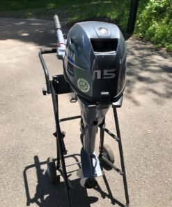2010 Yamaha 15 HP 2 Cylinder 4 Stroke 15" Tiller Outboard Motor