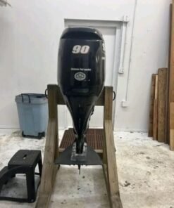 2015 Suzuki 90HP 4-Stroke Outboard Motor – Low Hours – 20” Shaft