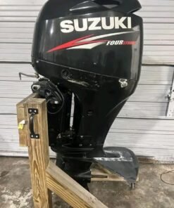 2015 Suzuki 90HP 4-Stroke Outboard Motor – Low Hours – 20” Shaft