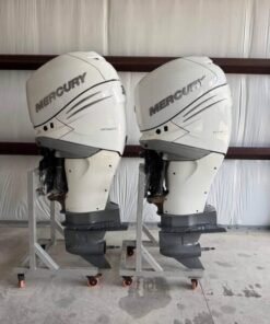 Twin 2019 Mercury 350HP Verado Outboards 25” Shaft