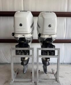 Twin 2019 Mercury 350HP Verado Outboards 25” Shaft