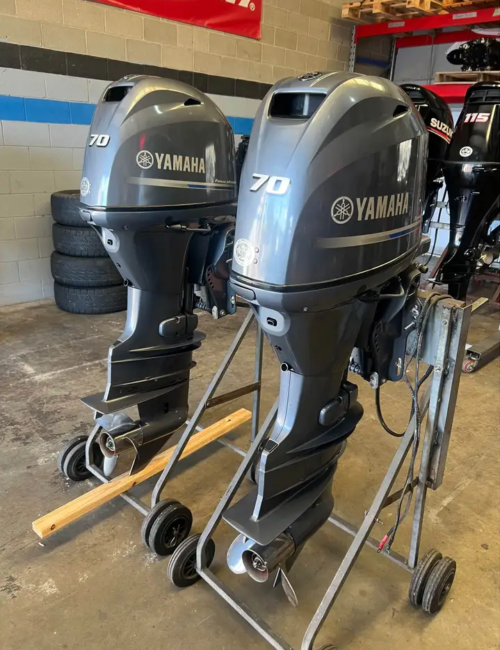 Twin Yamaha F70 4-Stroke Outboards For Sale